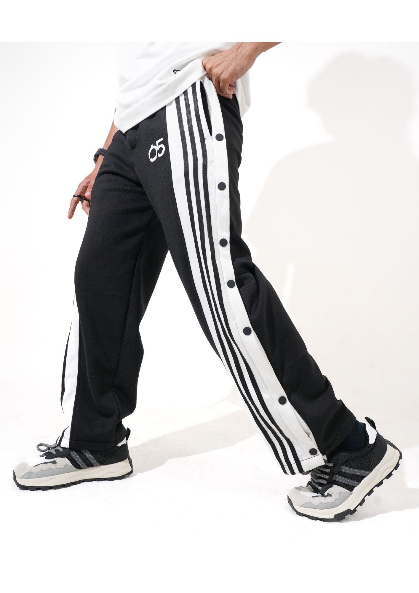 Dashing Black button pant - 300 GSM